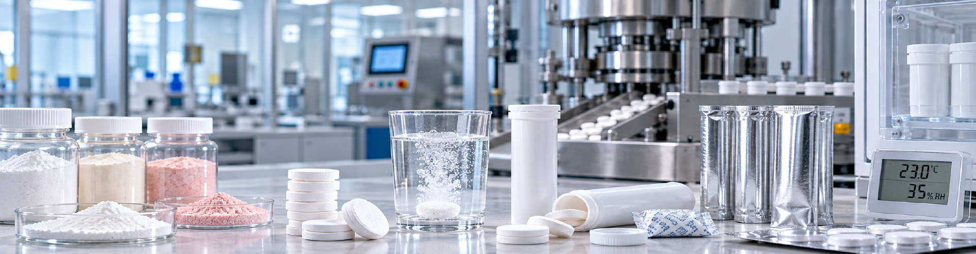 Effervescent Tablet Moisture Control: Why Packaging Matters as Much as Formula