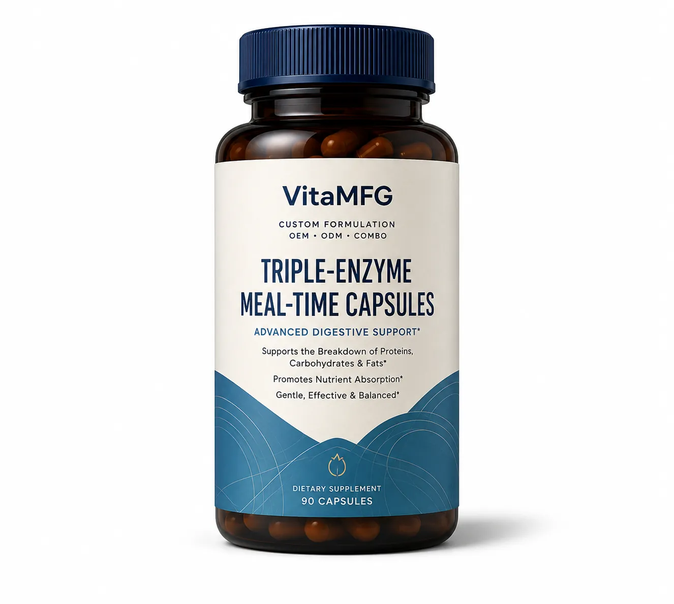 Triple-Enzyme Meal-Time Capsules