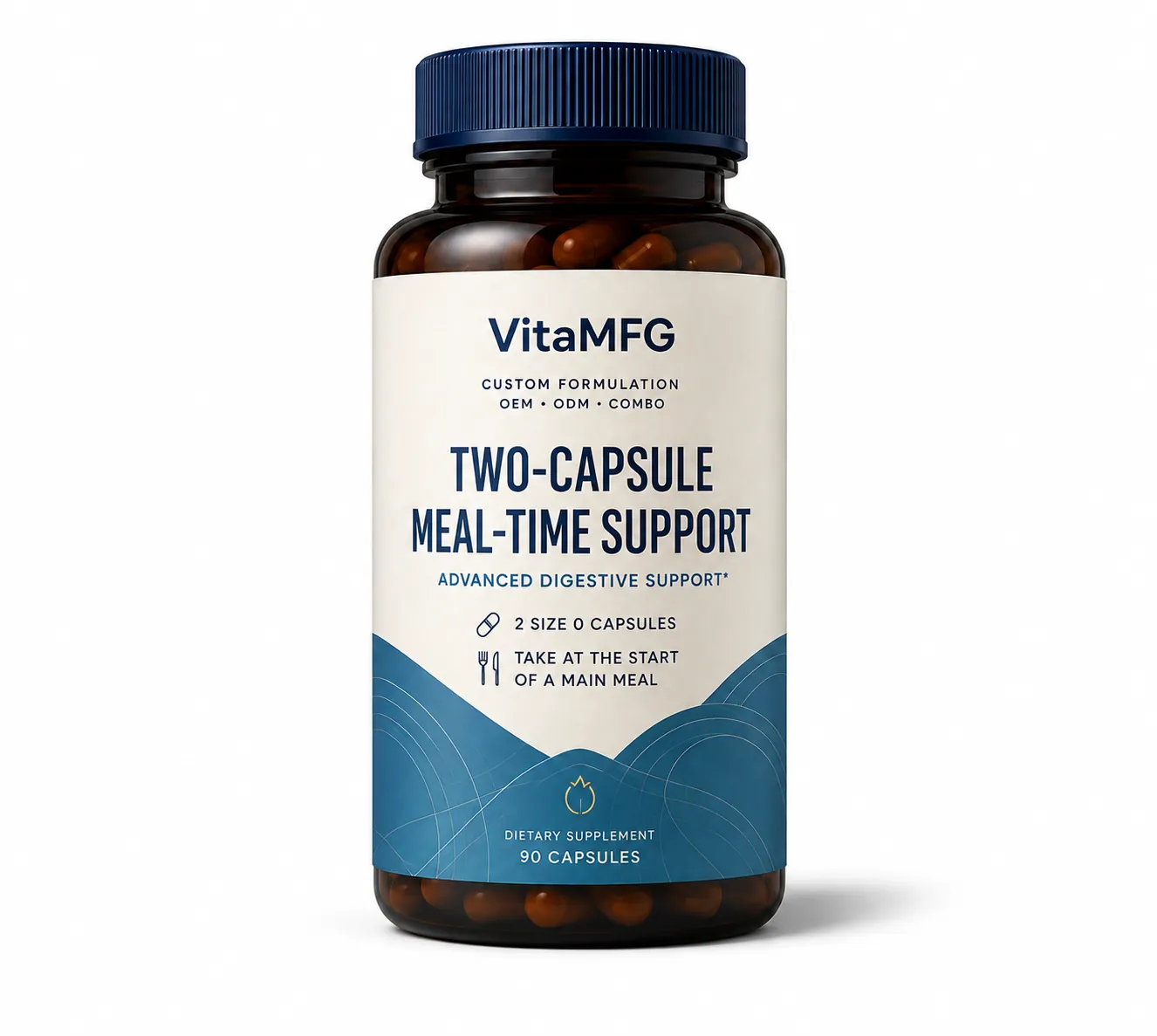 Two-Capsule Meal-Time Support