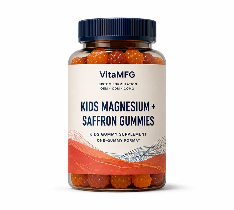 Kids Magnesium + Saffron Gummies