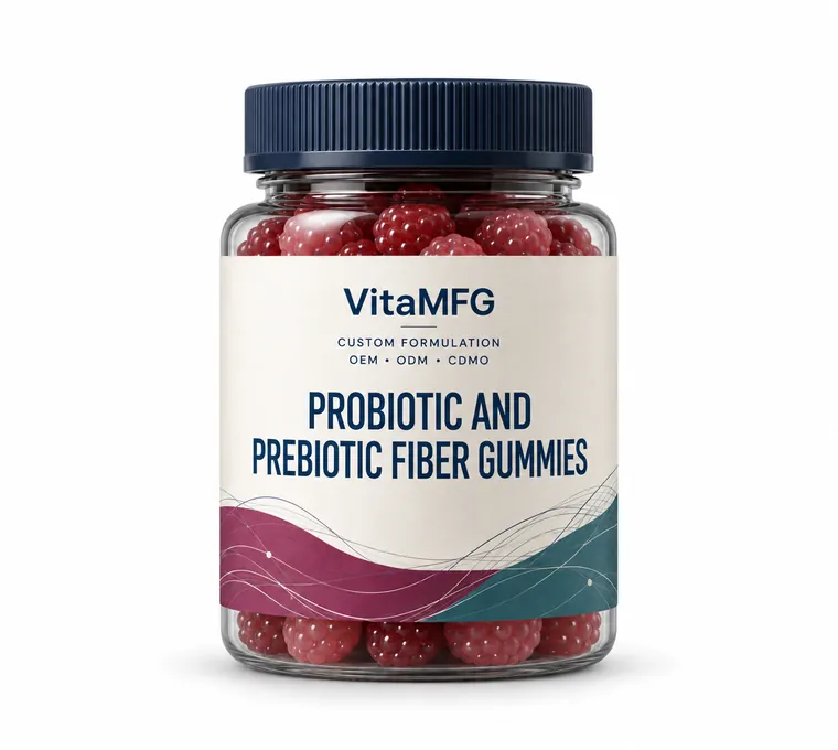 Probiotic and Prebiotic Fiber Gummies