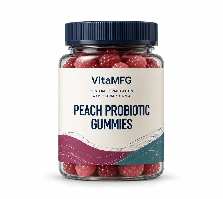 Peach Probiotic Gummies