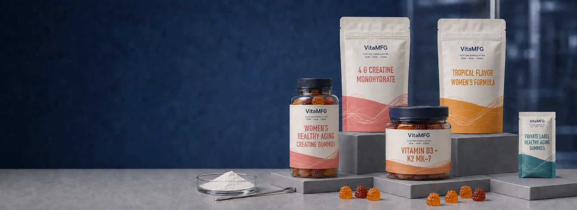Womens Healthy Aging Creatine D3 K2 Gummies