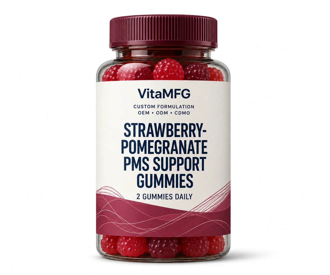 Strawberry-Pomegranate PMS Support Gummies